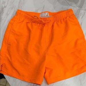 Primark Men's Bright Orange Swim Trunks size small